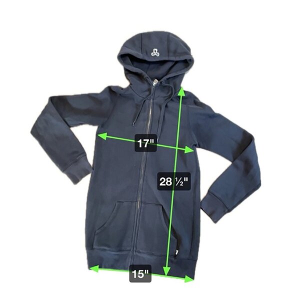 TNA Black Atlantic Long Zip up Hoodie Sweater Size XS - Picture 6 of 6
